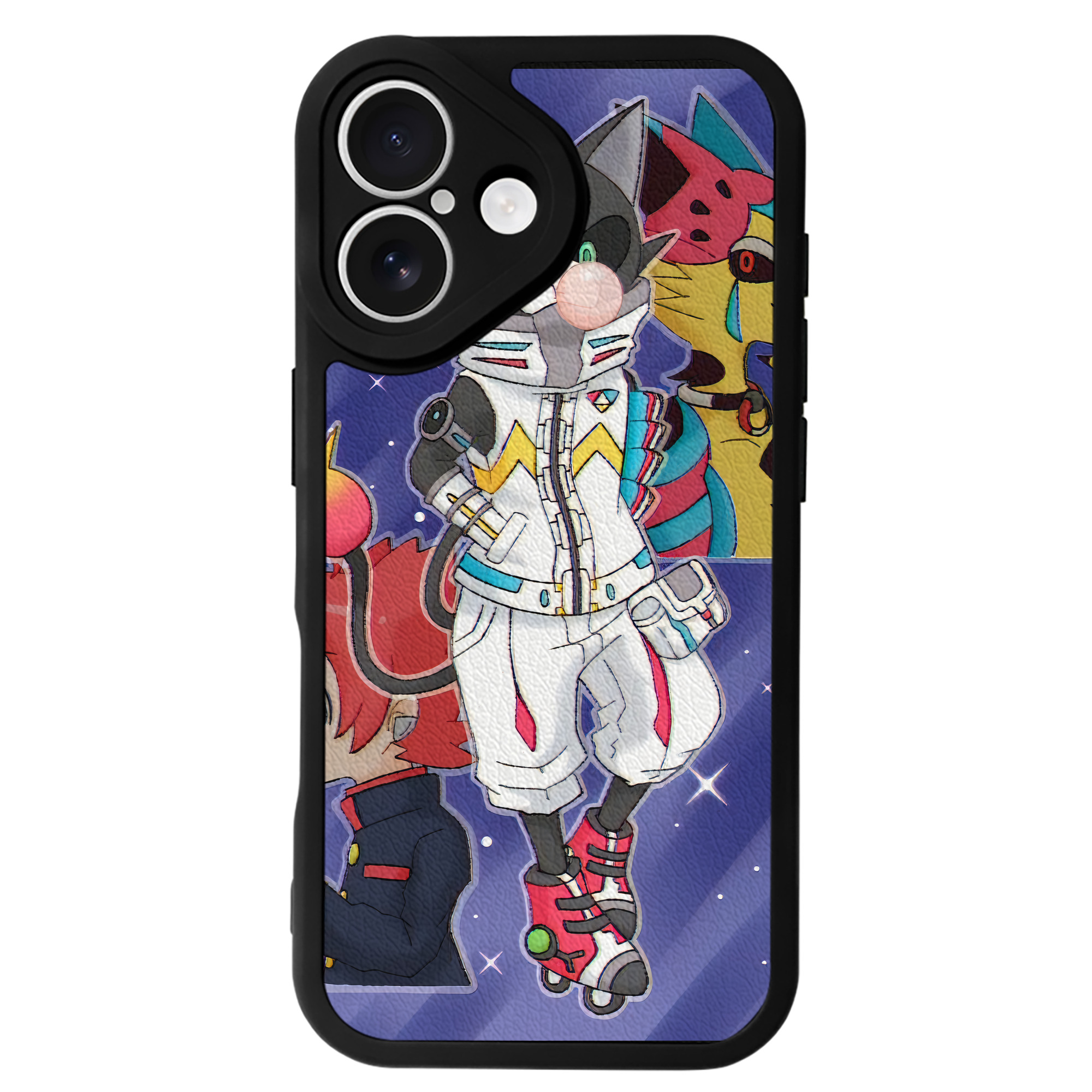 （画像用） 妖怪ウォッチ Yo-kai Watch 【iPhone 16シリーズ対応】シリコンスマホケース（レザー調） 材質：シリコン